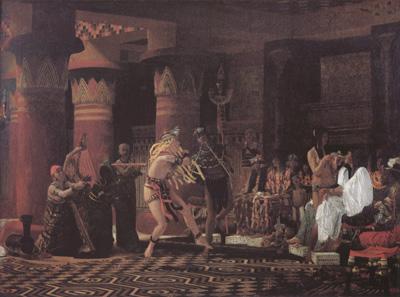 Alma-Tadema, Sir Lawrence Pastimes in Ancient Egypt 3000 Years Ago (mk23) oil painting picture